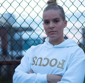 Encrusted Elevate & Focus. Hoodie