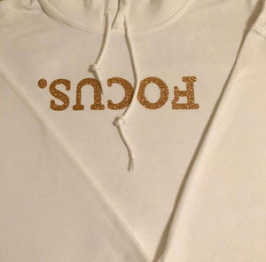 Encrusted Elevate & Focus. Hoodie